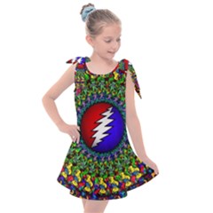 Grateful Dead Kids  Tie Up Tunic Dress by Sapixe