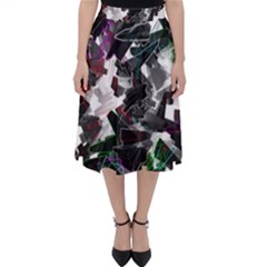 Abstract Science Fiction Classic Midi Skirt by HermanTelo