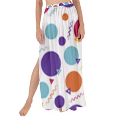 Background Polka Dot Maxi Chiffon Tie-up Sarong by HermanTelo