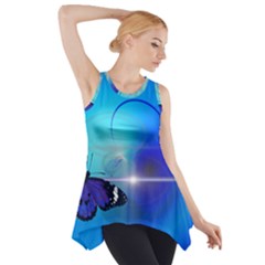 Butterfly Animal Insect Side Drop Tank Tunic by HermanTelo