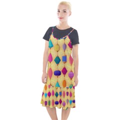 Colorful Background Stones Jewels Camis Fishtail Dress by HermanTelo