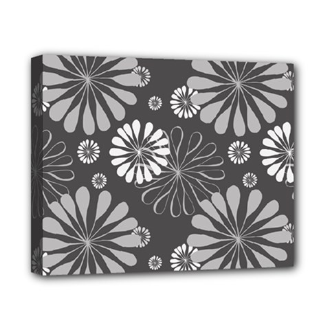 Floral Pattern Canvas 10  X 8  (stretched) by HermanTelo