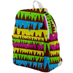 Illustration Abstract Graphic Rainbow Top Flap Backpack by HermanTelo