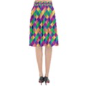 Geometric Triangle Flared Midi Skirt View2