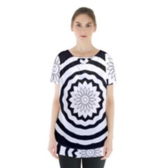 Mandala Skirt Hem Sports Top by HermanTelo