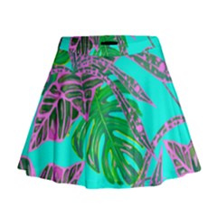 Painting Oil Leaves Nature Reason Mini Flare Skirt by HermanTelo