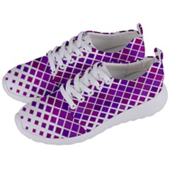 Pattern Square Purple Horizontal Men s Lightweight Sports Shoes by HermanTelo