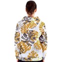 Pattern Leaves Women s Zipper Hoodie View2