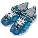 Sport, Surfboard With Water Drops Kids  Velcro Strap Shoes View2