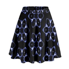 Purple Circle Wallpaper High Waist Skirt by HermanTelo