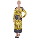 Retro Color Style Velvet Maxi Wrap Dress View1