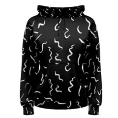 Scribbles Lines Painting Women s Pullover Hoodie by HermanTelo