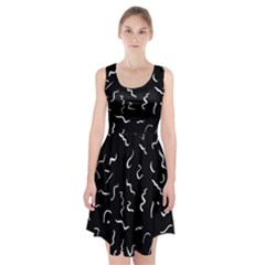 Scribbles Lines Painting Racerback Midi Dress by HermanTelo