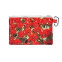 Columbus Commons Red Tulips Canvas Cosmetic Bag (Medium) View2