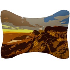 Scotland Monti Mountains Mountain Seat Head Rest Cushion by Sapixe