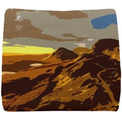 Scotland Monti Mountains Mountain Seat Cushion by Sapixe