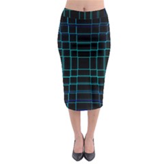 Texture Lines Background Midi Pencil Skirt by HermanTelo