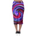 Swirl Vortex Motion Midi Pencil Skirt View2