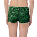 Abstract Plaid Green Reversible Boyleg Bikini Bottoms View4