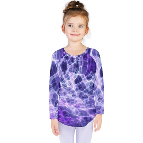 Abstract Space Kids  Long Sleeve Tee by Bajindul