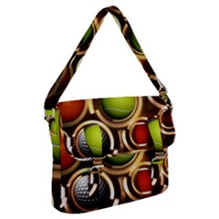 Sport Ball Tennis Golf Football Buckle Messenger Bag by Bajindul