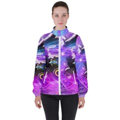 Ski Boot Ski Boots Skiing Activity Women s High Neck Windbreaker by Pakrebo