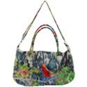 Texture Art Decoration Abstract Bird Nature Removal Strap Handbag View1