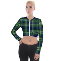 Tweedside District Tartan Long Sleeve Cropped Velvet Jacket by impacteesstreetwearfour