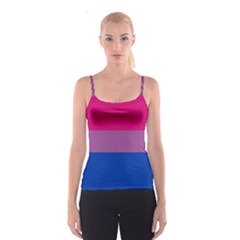 Bisexual Pride Flag Bi Lgbtq Flag Spaghetti Strap Top by lgbtnation