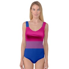 Bisexual Pride Flag Bi Lgbtq Flag Princess Tank Leotard  by lgbtnation