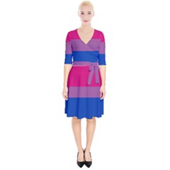 Bisexual Pride Flag Bi Lgbtq Flag Wrap Up Cocktail Dress by lgbtnation