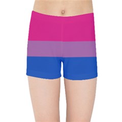 Bisexual Pride Flag Bi Lgbtq Flag Kids  Sports Shorts by lgbtnation