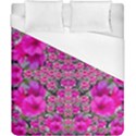 From The Sky Came Flowers In Peace Duvet Cover (California King Size) View1