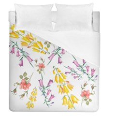 Wild Flower Duvet Cover (queen Size) by charliecreates