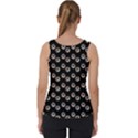 Kawaii Dougnut Black Pattern Velvet Tank Top View2