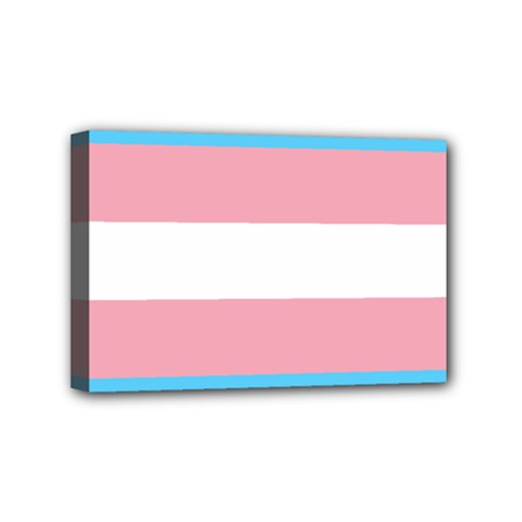 Transgender Pride Flag Mini Canvas 6  X 4  (stretched) by lgbtnation