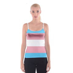 Transgender Pride Flag Spaghetti Strap Top by lgbtnation