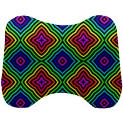 Pattern Rainbow Colors Rainbow Head Support Cushion by Nexatart