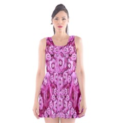 Happy Florals  Giving  Peace Ornate Scoop Neck Skater Dress by pepitasart