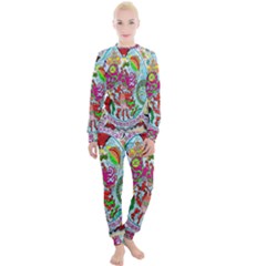 Supersonic Volcanic Splash Women s Lounge Set by chellerayartisans