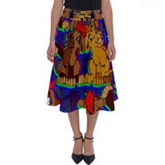 Karthrix Print Perfect Length Midi Skirt by AuroraMountainFashion