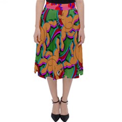 Chess Print Classic Midi Skirt by AuroraMountainFashion