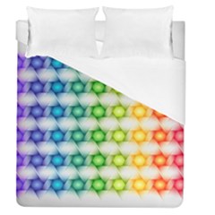 Background Colorful Geometric Duvet Cover (queen Size) by Pakrebo