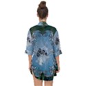 Surfboard With Dolphin Open Front Chiffon Kimono View2