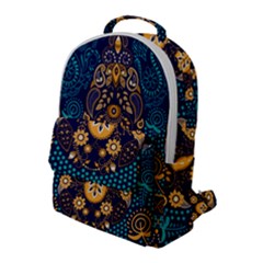 African Pattern Flap Pocket Backpack (large) by Sobalvarro