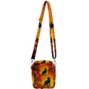 Wonderful Wolf In The Night Shoulder Strap Belt Bag View3