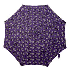 Daisy Purple Hook Handle Umbrellas (large) by snowwhitegirl