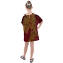 Celtic Spiritual Pattern Art Kids  One Piece Chiffon Dress View2