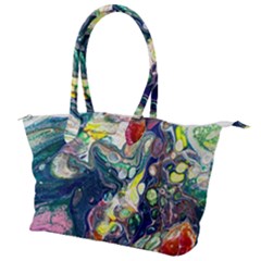 Paint Acrylic Paint Art Colorful Canvas Shoulder Bag by Pakrebo