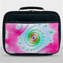 Fractal Spiral Twist Twisted Helix Lunch Bag by Pakrebo